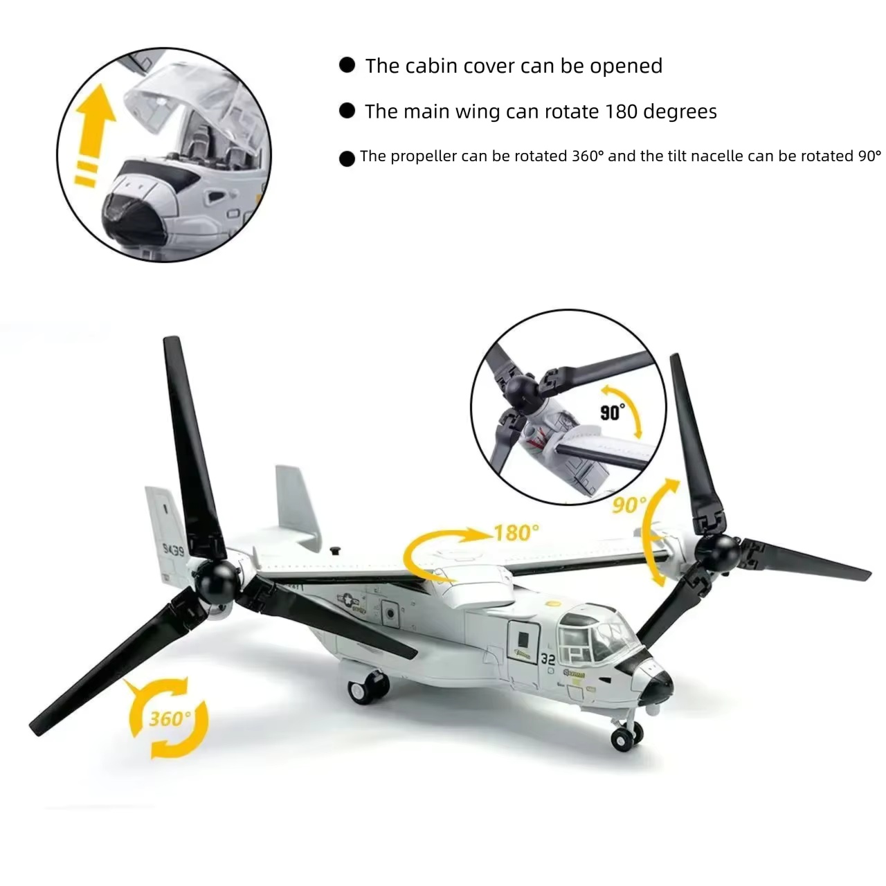 1/72 Ölçekli ABS Plastik V-22  - Jjrc Drone X12 incelemesi ve fiyatı